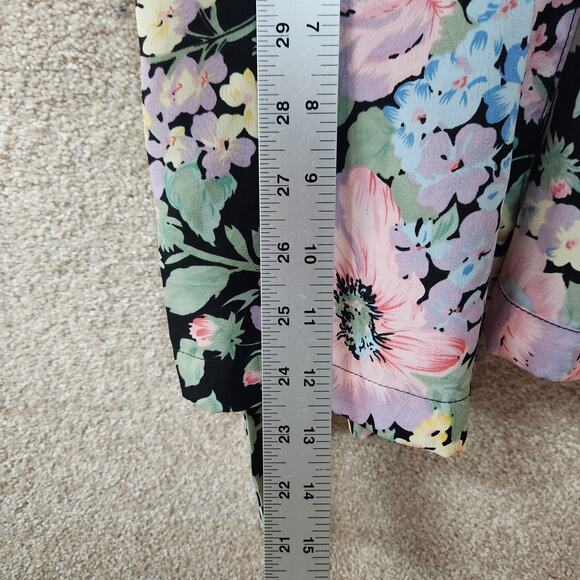 Vintage Gold Label 🏷 Victoria's Secret Floral Spring Robe Size Small - Picture 7 of 8
